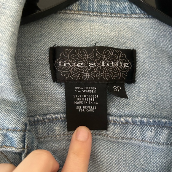 Light Blue Denim Jacket - Picture 2 of 3